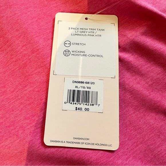 NWT Danskin 2-Pack Women’s Crop Tank Top Active Workout XL - Picture 13 of 14